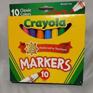 Crayola Classic Colors Broad Line Marker Pack